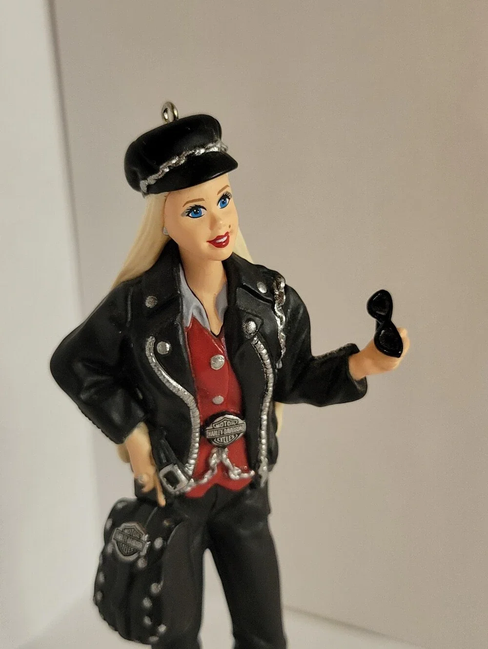 Barbie Harley Davidson Motorcycle Outfit Ornament, Collectible